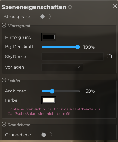 Szeneneigenschaften - Umgebung (LCC)