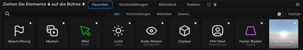Asset-Browser - Favoriten (LCC)