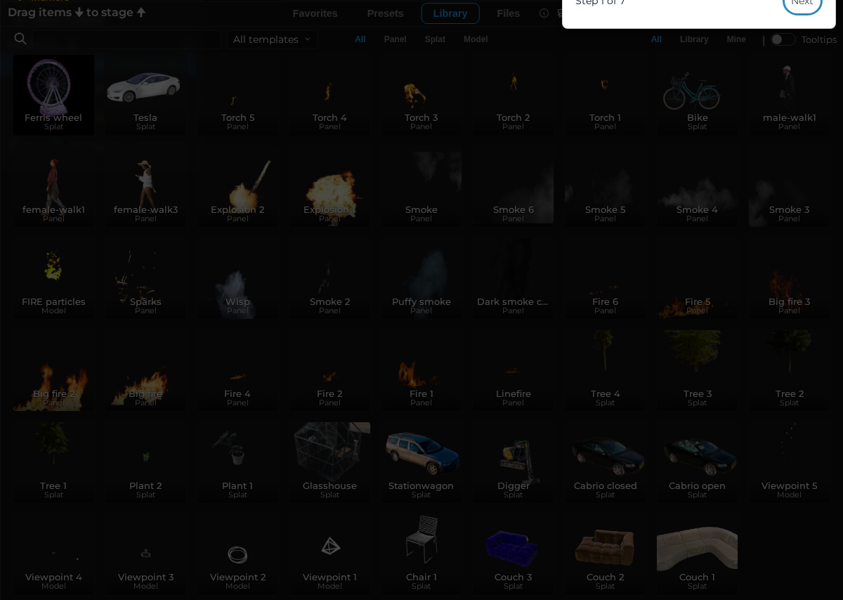 Asset Browser – Library