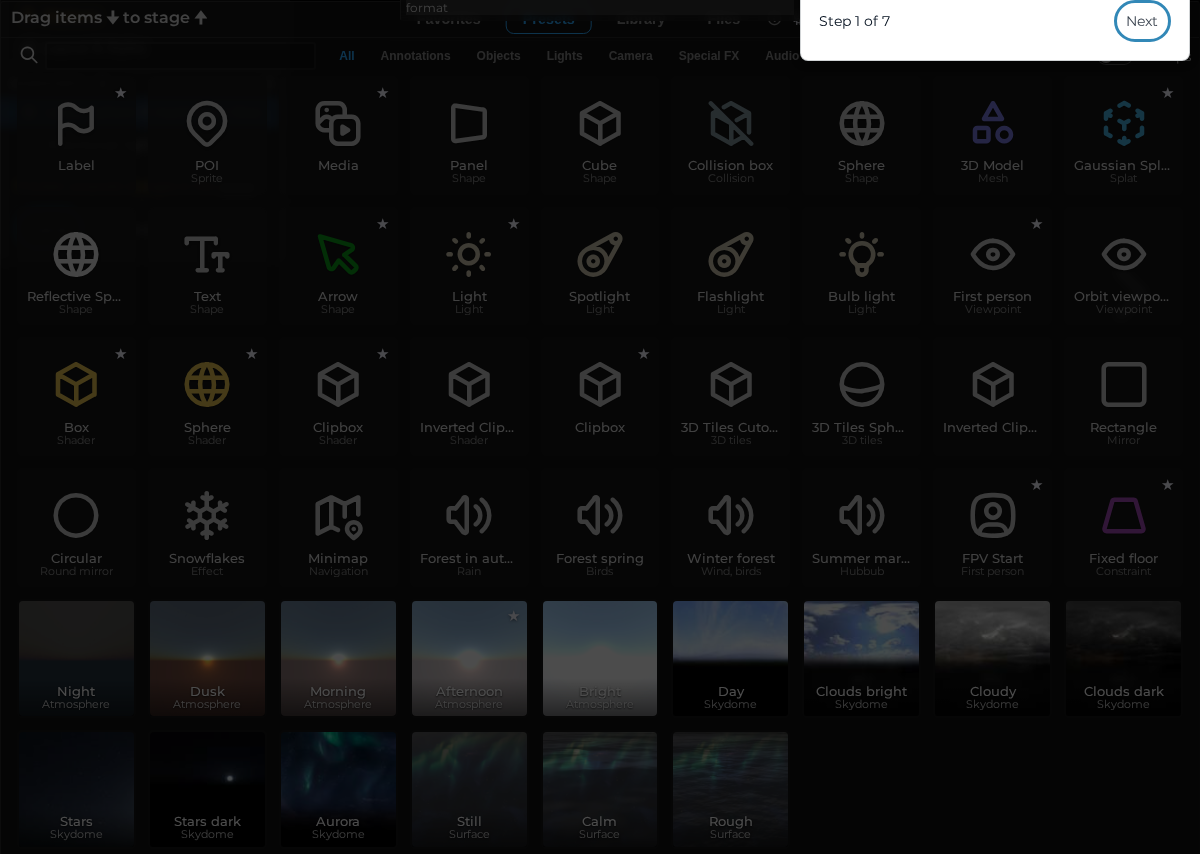 Asset Browser – Presets