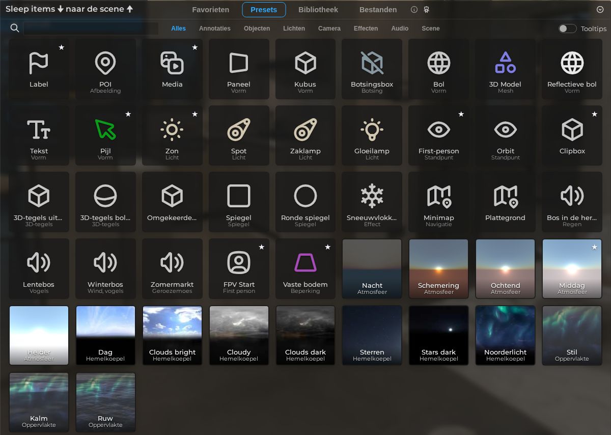 Assetbrowser – Presets (LCC)