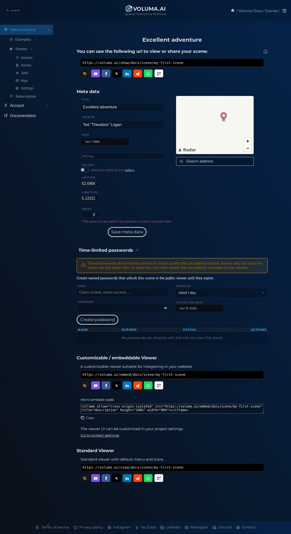 Publish Settings